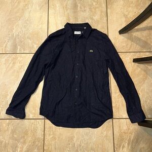 Blue Lacoste Men’s Slim Fit Button Up Size M